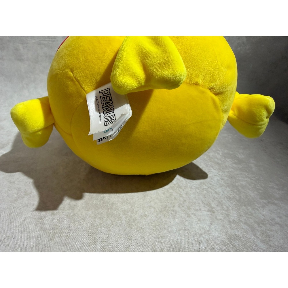 Peanuts Woodstock Aviator Plush 2023 Yellow Bird Green Helmet Red Scarf 8 Inch - Picture 4 of 12